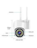 Set 2 Camere IP 360° WiFi JT-8161QJ cu 4 Carduri 32GB | Live & Noapte