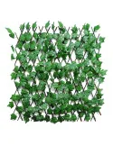 Gard artificial cu frunze verzi, 100 x 250 cm