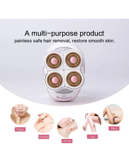 Epilator electric fara durere, Flawless Legs, cu