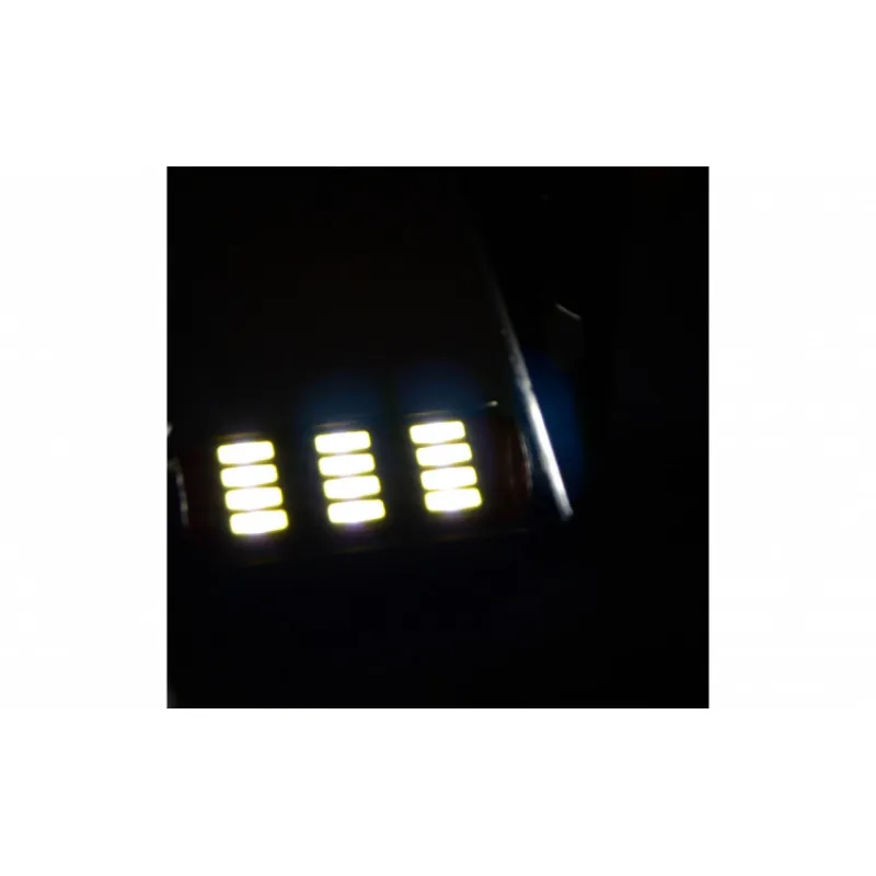 Set 2 x Bec LED 41mm SOFIT, 12LED, 12V, ALB, 4012