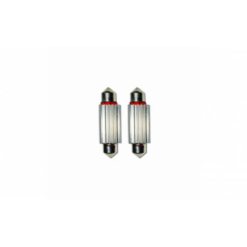 Set 2 x Bec LED 41mm SOFIT, 12LED, 12V, ALB, 4012