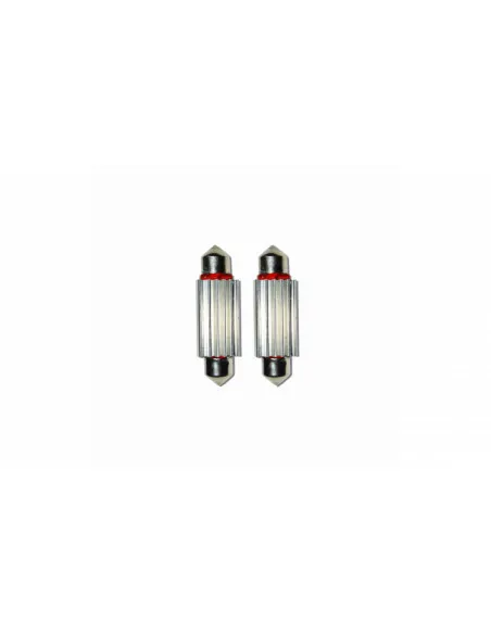 Set 2 x Bec LED 41mm SOFIT, 12LED, 12V, ALB, 4012