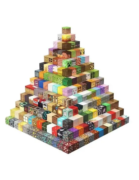 Set 80 Cuburi Magnetice "Mega-Varietate" – Modele Mixte și Unice