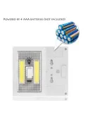 Set 2 x Intrerupator fara fir cu LED, 3