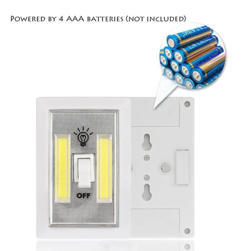 Set 2 x Intrerupator fara fir cu LED, 3