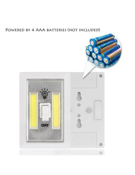 Set 2 x Intrerupator fara fir cu LED, 3
