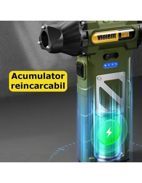 Suflantă Turbo Fără Fir 110.000 RPM, Baterie 4000mAh | Red-Mag