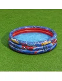 Piscină Gonflabilă Bestway Spiderman, Ø122 cm, Adâncime 30 cm, 200 L, 3 Compartimente Aer
