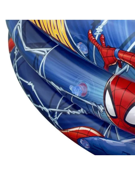 Piscină Gonflabilă Bestway Spiderman, Ø122 cm, Adâncime 30 cm, 200 L, 3 Compartimente Aer