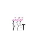 Set 3 x Lampa solara pentru gradina, 52 cm, Flamingo