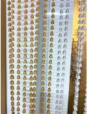Perdea Muste, Plastic, PVC, cu Bara