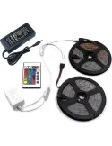 Banda RGB 5M LED, cu telecomanda si joc de lumini