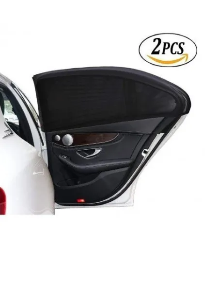 Set 2 x Parasolar negru pentru geamurile auto laterale