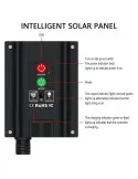 Instalație Solară 500 LED, 50 Metri, Panou Solar 4,5V, Baterie 1200 mAh, IP65