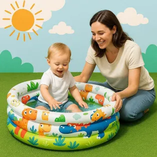 Piscina pentru copii model Dinozaur 61x22cm 2