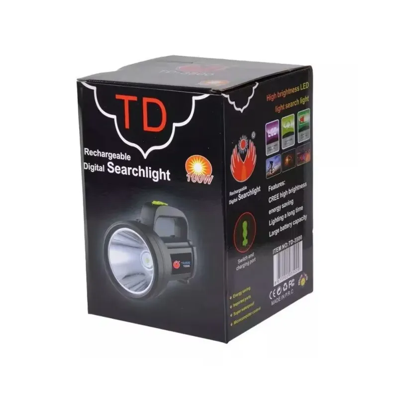 Lanterna de Mana TD-3500 cu Acumulator