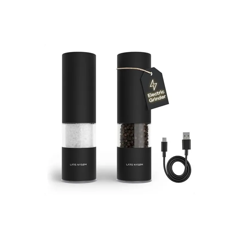 Râșnițe Electrice LARS NYSØM Set 2buc, USB-C, LED