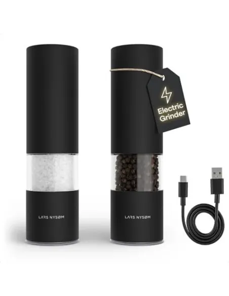 Râșnițe Electrice LARS NYSØM Set 2buc, USB-C, LED