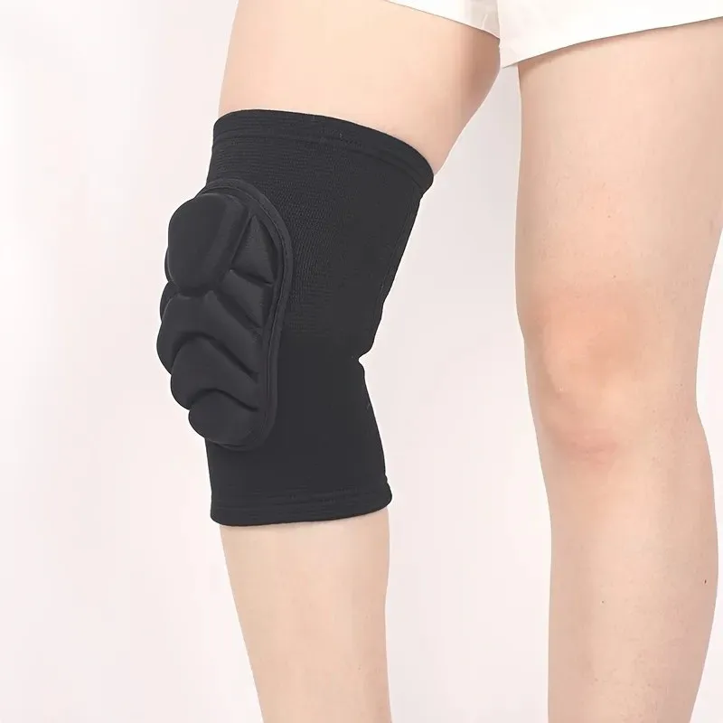 Set 2 x Genunchiere elastice pentru sport culoare negru
