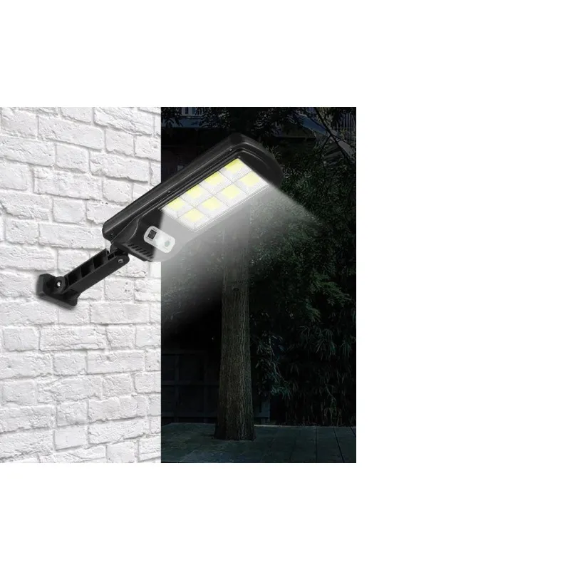 Set 5 x Lampa solara cu 6 celule, LED-uri COB si telecomanda