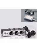 Priza tripla + USB pentru bricheta auto