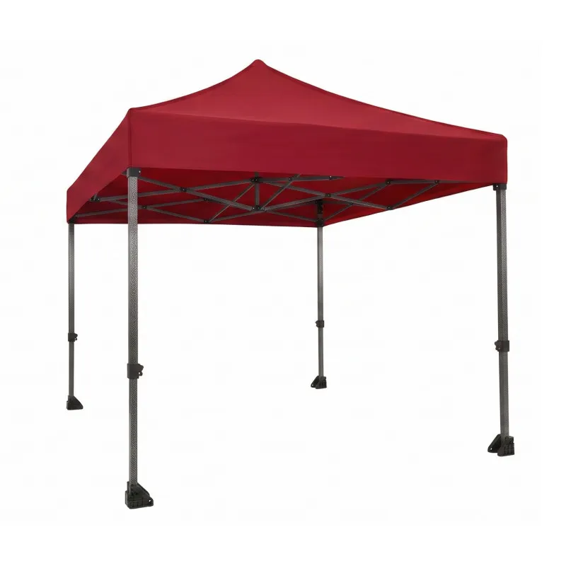 Cort Pavilion Pliabil 3x3m, Cadru Metalic Ranforsat, Acoperis PVC Oxford 420D 280g/mp,