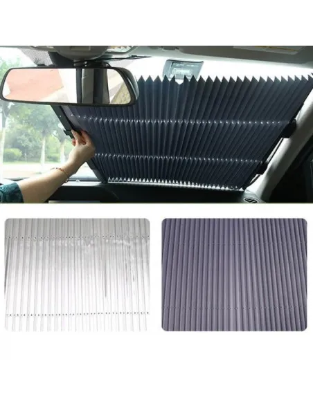 Copertina parasolar auto retractabil cu fixare