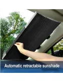 Copertina parasolar auto retractabil cu fixare