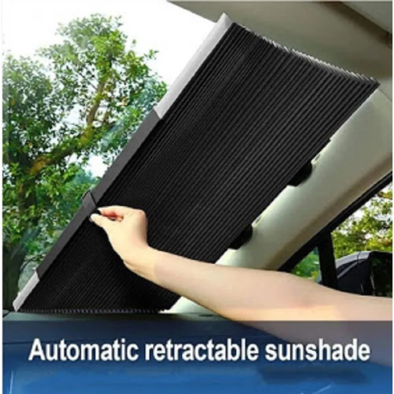 Copertina parasolar auto retractabil cu fixare