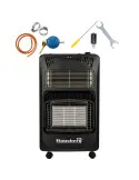 Soba gaz + electrica, 4,2kW, negru + pachet accesorii,Hausberg, HB-1022NG