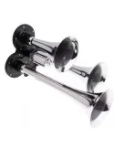 Claxon auto cu 3 goarne 12/24V, electrovalva