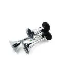 Claxon auto cu 3 goarne 12/24V, electrovalva