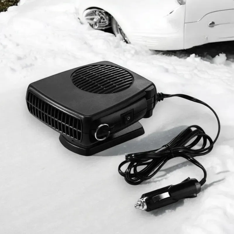 Aeroterma Auto 200W – Încălzitor & Ventilator 2 în 1, Dezaburire Rapidă