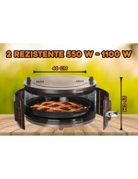 Cuptor electric rotund capacitate 40L