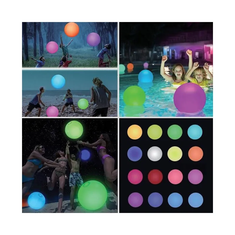 Balon Gonflabil LED cu Telecomandă, Diametru 40 cm