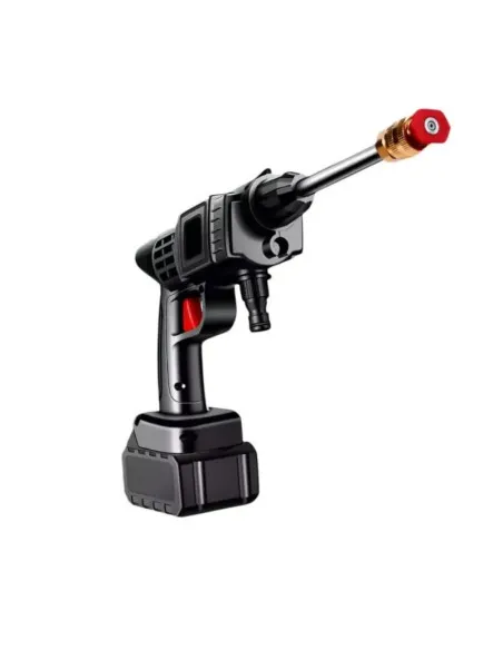 Pistol de spalat cu presiune, 8L/min, cu acumulator de 48Vf, trusa plastic