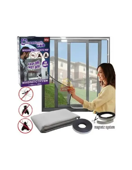Plasa magnetica antiinsecte, 150 x 180 cm