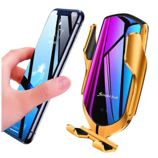 Suport incarcator telefon pentru masina + Casca Bluetooth