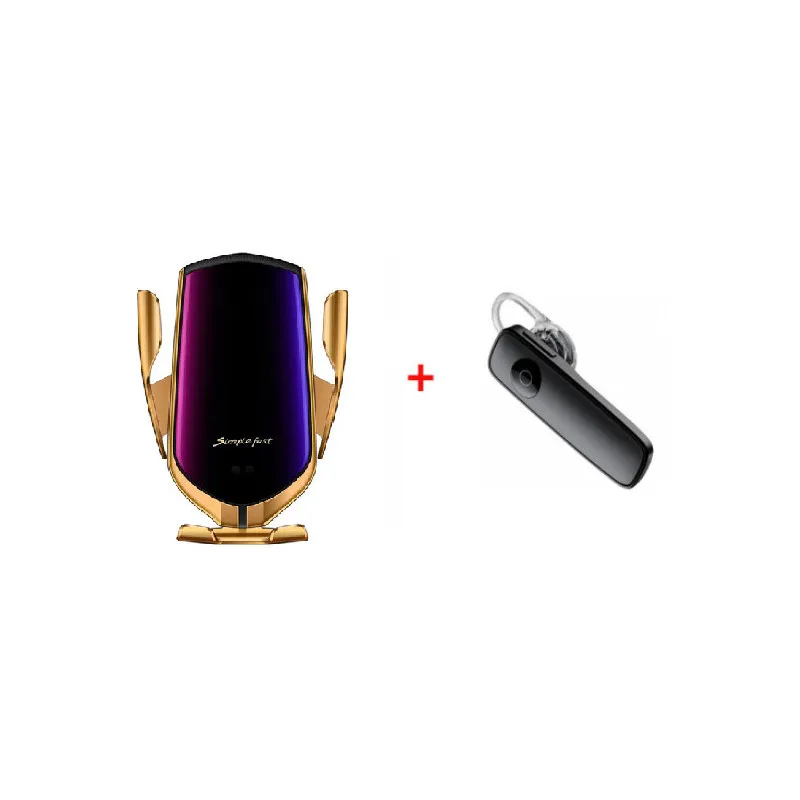 Suport incarcator telefon pentru masina + Casca Bluetooth