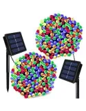 Set 5 x instalatie solara 100 LED, culoare multicolor