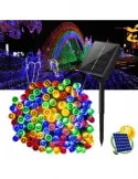Set 5 x instalatie solara 100 LED, culoare multicolor