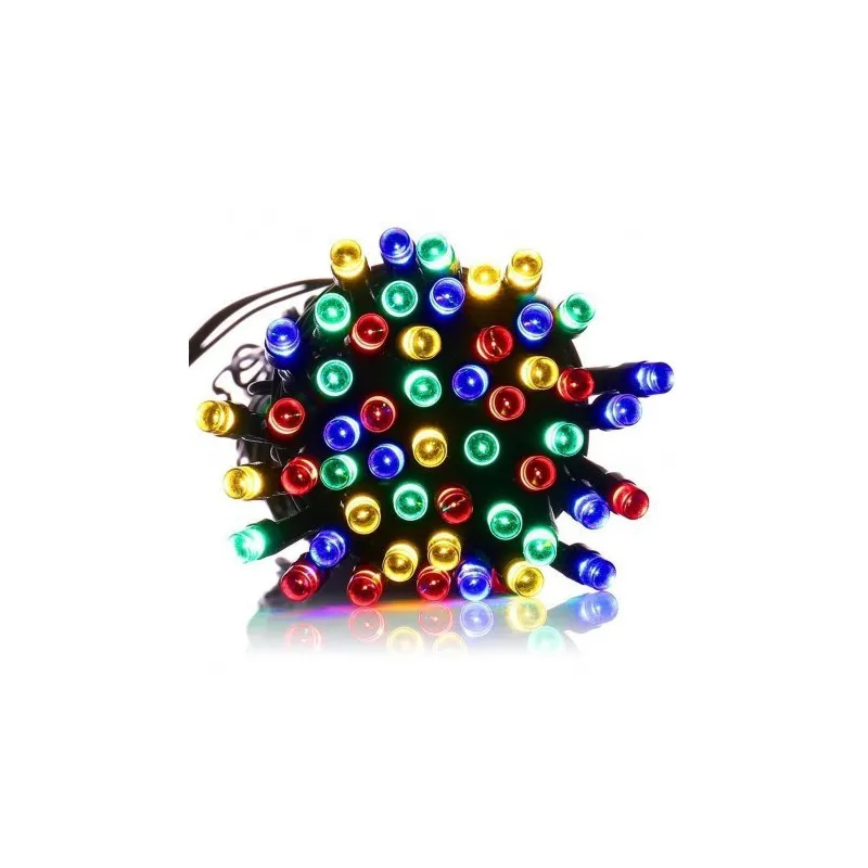 Set 5 x instalatie solara 100 LED, culoare multicolor