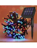 Set 5 x instalatie solara 100 LED, culoare multicolor