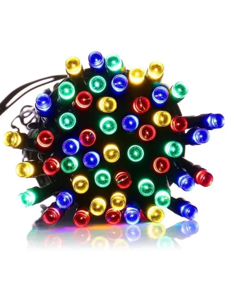 Set 5 x instalatie solara 100 LED, culoare multicolor