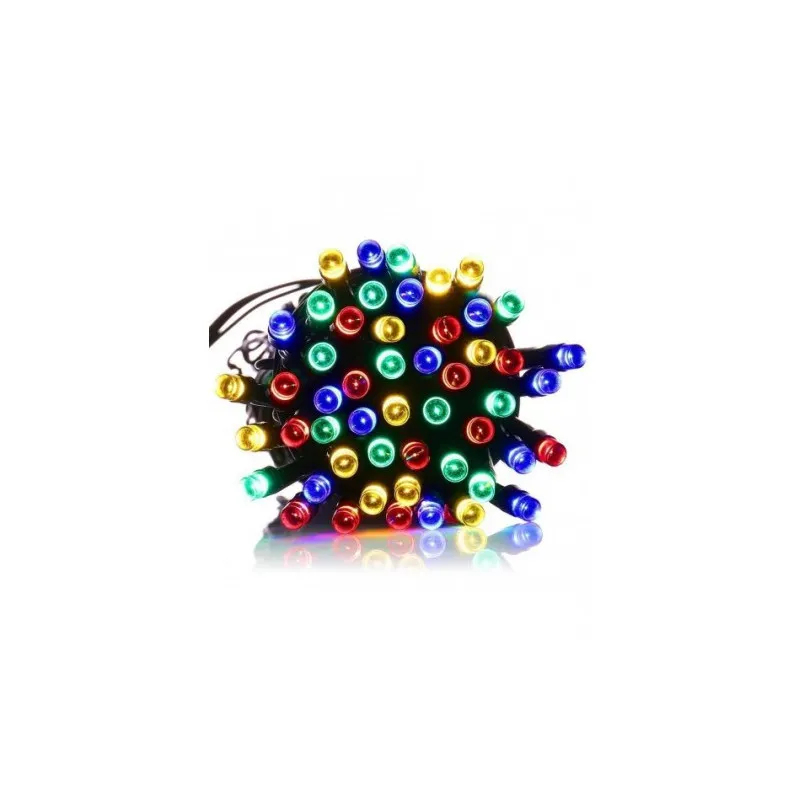 Set 5 x instalatie solara 100 LED, culoare multicolor