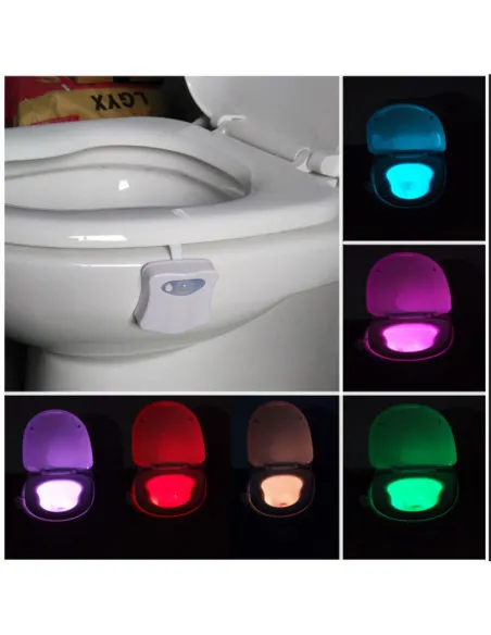 Lampa de toaleta colorata LIGHTBOWL