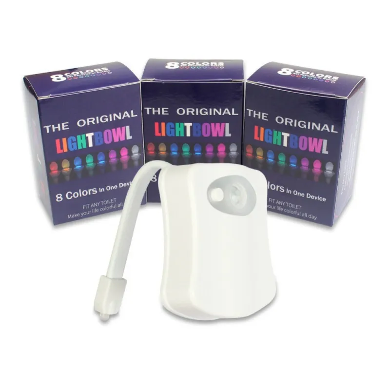 Lampa de toaleta colorata LIGHTBOWL
