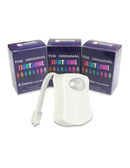 Lampa de toaleta colorata LIGHTBOWL