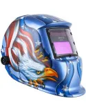Masca de sudura automata, model vulture, panou solar cu cristale care intuneca viziera profesionala