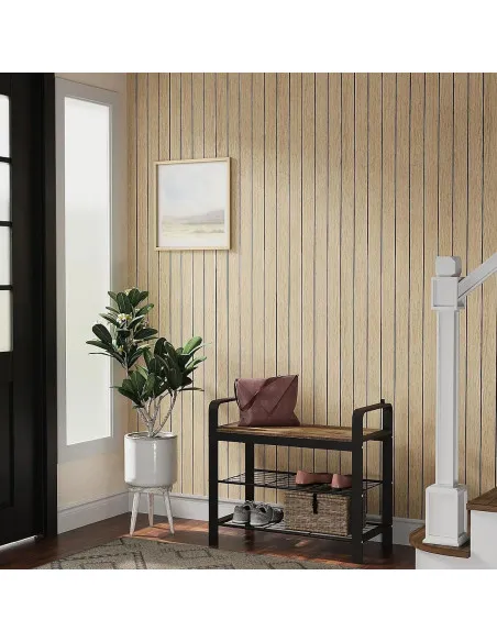 Rola tapet 3D, autoadeziv, imitatie riflaj, 40x300 cm, rezistent la apa, diverse culori